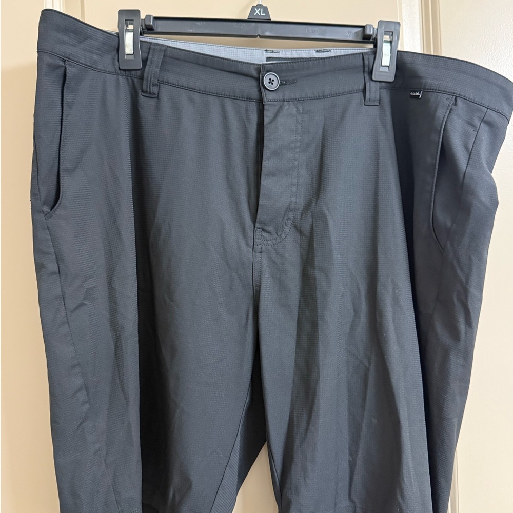Men's Black Golf Shorts